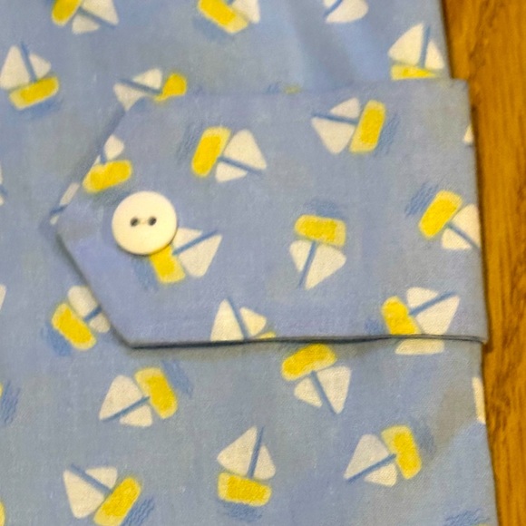 Little Ones Light Blue One Piece Sailboat Romper - Size 4T - New w/ Tags - Picture 3 of 6